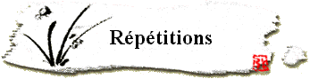 Répétitions