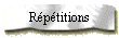 Répétitions